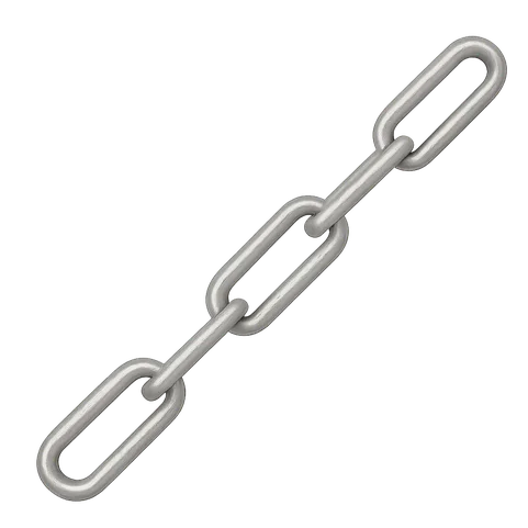 Цепь длиннозвенная DIN 763 4 мм оцинкованная