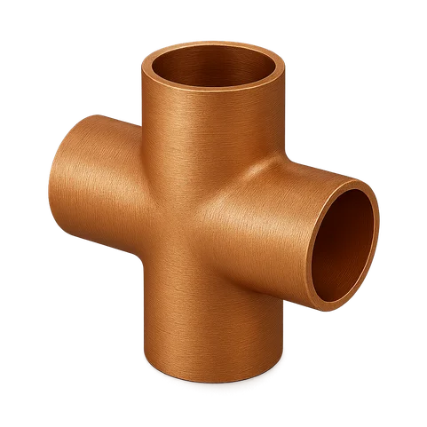 Крестовиная медная под пайку 12 мм М1р ГОСТ 32590-2013