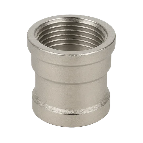 Муфта никелированная латунная переходная Ду 25х20 1"х3/4"