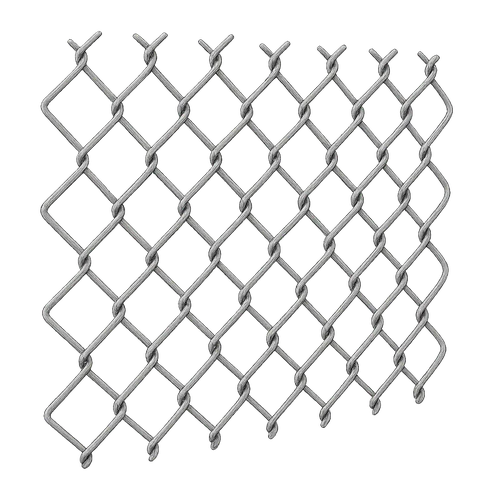 Сетка рабица оцинкованная 20х20х1,4 мм